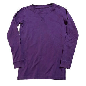 Primary Size 6-7 Toddler Kid Purple Long Sleeve Top Unisex Cotton Causal